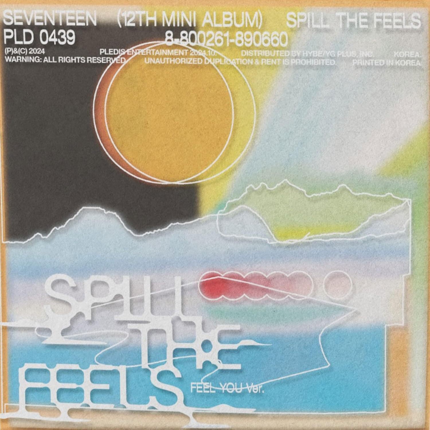 SEVENTEEN 12th Mini Album 'SPILL THE FEELS' [FEEL YOU Ver